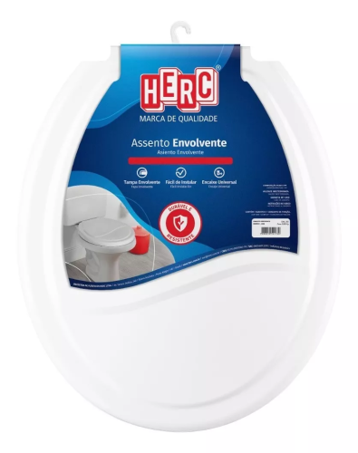 Tampa Assento Sanitário Plástico Envolvente Vaso Banheiro