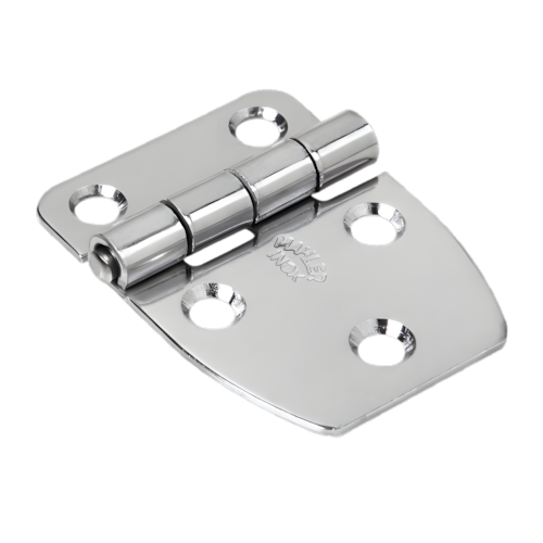 Dobradiça Náutica Assimétrica barco lancha maritima Medida 38x52mm Aço Inox Mahler