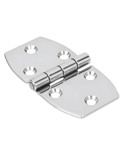 Kit 10 Und Dobradiças Náutica Simétrica 38x70mm Inox