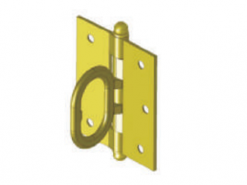 Dobradiça com Puxador Alça 3x2.1/2"