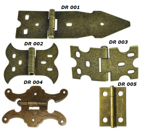 Dobradiça Colonial para Móveis Rustico